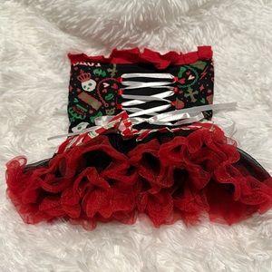Corset style dog dress